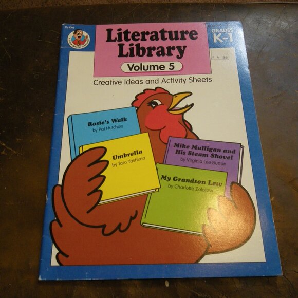 Literature Library Vol 5 Creative Ideas & Activity Sheets Grades K-1 Teaching - Picture 1 of 3
